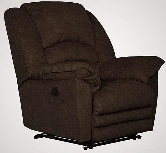 Catnapper Rialto Power Lay Flat Recliner w/X-tra Comfort Footrest